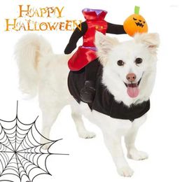 Dog Apparel Cute Costume Adjustable Clothes Chucky Inspired Halloween Pet Pumpkin Ride Design For Medium Pets