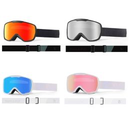 Goggles DoubleLayer Ski Goggles Large Frame Snowboard Goggles Durable UVProtection AntiFog Snow Goggles for Outdoor Sport