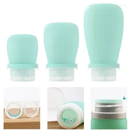 Storage Bottles 30/60/90ML Silicone Travel Leak Proof Squeezable Refillable Containers Cosmetic Tube For Shampoo Lotion Liquids Bottling