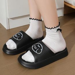 Slippers Summer Bathroom Household Flat Non-Slip Cartoon Flip-Flops Beach Women'S Sandals Indoor And Outdoor Slides Shoes