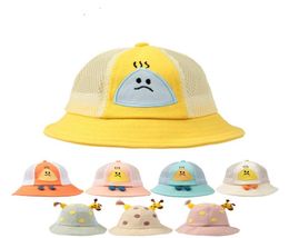 DHL Cartoon Sun Hats Adjustable Summer Kids Cap For Boys Travel Beach Swim Accessories Children Hat by air113877418