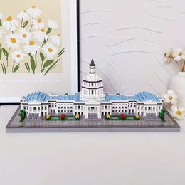 3299pcs World Famous Landmark Large Building, Parliament Building Eiffel Tower Block Model, Three-dimensional Assembly Puzzle Toy, Christmas Birthday Gift
