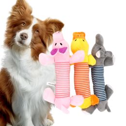 Elephant Duck Pig Squeak Chew Sound Dolls Fit for All Pets Popular Pet Funny Plush Toys Dog Cat Fleece Toys
