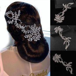 Hair Clips Wedding Bridal Crystal Headband Hairband Tiara For Women Bride Party Rhinestone Accessories Jewellery Band