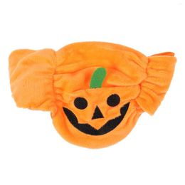 Dog Apparel Pet Pumpkin Hat Adorable Cat Hood Halloween Cap Costume Decorative Headdress Caps