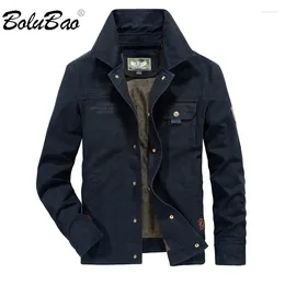 Men's Jackets 2024 Outdoor Casual Jacket For Men Pure Cotton Long Slim-Fit High Quality Design