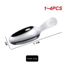 Tea Scoops 1-4PCS Dessert Spoon With Short Handle Stainless Steel Durable Fashion Practical Coffee Teaspoon