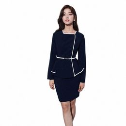 sted Uniform Profial Female Hotel Frt Desk Work Suit Hotel Waiters Uniform Spa Uniform Set c6l5#