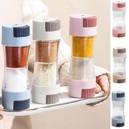 Storage Bottles 0.5g Quantitative Sprinkle Salt Tool Double-headed Glass Control Bottle Visible Airtight Condiment Container Sugar