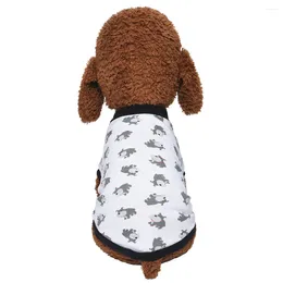 Dog Apparel Cute Pet Shirt Summer And Autumn Print Comfortable Cat Clothing