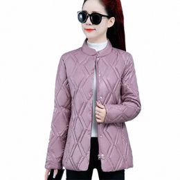 women Parkas Winter Jacket Down Cott Jacket Warm Korean Casual Lightweight Solid Colour Parka 2023 New Female Snow Coat Outwear L8zI#