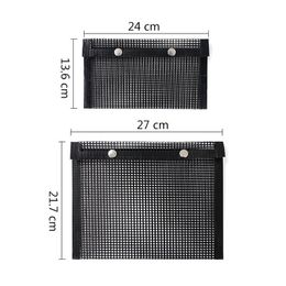 Saco de malha para grelhar antiaderente, saco reutilizável para grelhar, rede para churrasco, resistente a altas temperaturas, grelha a gás elétrica