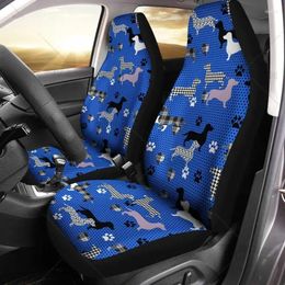 Car Seat Covers Cover Animal Dachshund Paws Cute Print For Women Girls Automotive Decorative Mat Universal Fit SUV Sedan