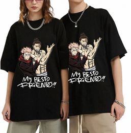 new T-Shirt Jujutsu Kaisen My Besto Friendo Todo Aoi Novelty 100% Cott Tee Shirt Anime T Shirts O Neck Clothing Plus Size X294#