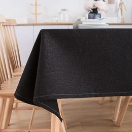 Table Cloth Solid Color Cotton Linen Tablecloth Thickened Northern Europe Simple Small Fresh Modern Plain