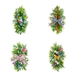 Decorative Flowers Easter Artificial Vine Durable Accessory With Leaves For Tree Fireplace Arch Eye Catching Garland Decorations