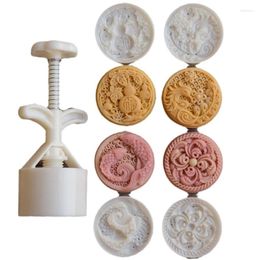 Baking Tools Phoenixes Moon Cake Mould Diy Accessories In Midautumn Festival For