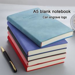 Can Engrave A4A5 Blank Notebook Student Notepad Business Meeting Minutes Drawing Book Sketchbook Mind Map 240329