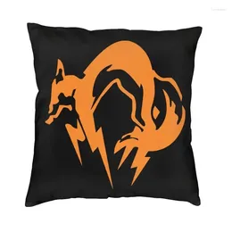 Pillow Metal Solid Logo Throw 40 40cm For Sofa Video Game Cover Square Pillowcover Double Sided Printing