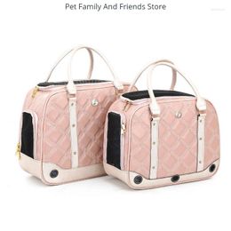 Cat Carriers Customized Pet Bag Portable And Breathable Backpack Large Capacity Foldable Space