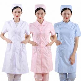 2021 New Lg-sleeved Uniform Beautician Work Clothes Dental Work Clothes Pet Shop Uniform Laboratory Coat Cott Scrub Uniform A3A3#