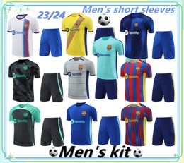 23 24 PEDRI BARCELON Una maglia da calcio Garvey Lewandowski de Football Jersey 2023 2024 Felpa di calcio Sunda da uomo a manica corta maschile