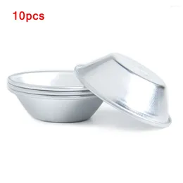 Baking Moulds Durable Egg Tart Cookie Cupcake Mould Mould Pudding Silver Tools 7x4x2cm Aluminium Alloy Cake