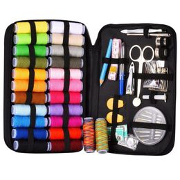 Sewing Notions & Tools Kit With 94 Accessories 24 Spools Of Thread -24 Colour Kits For Beginners Traveller Emergency Whole Fami Drop De Dh7Wq