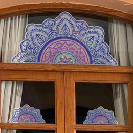 Window Stickers Prism Mandala Glass Sticker Decorative Decal Static Electricity Sun Catcher Bedroom