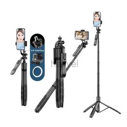 Selfie Monopods Roreta-L16 Wireless Selfie Stick Tripod Stand Foldable Monopod For Action Cameras Smartphones Balance Steady Shooting Live 24329