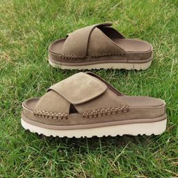 Slippers Shoes Sandals Designer Slides Trainers Sliders Slider Slider Mens Dhgate Fashion Shoes с коробкой для кости белой смолы Sand Beach Men Men Womens Ye 2024 Новости