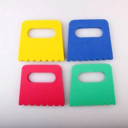 Kids Plastic Scraper Colourful Pigment Modelling Accessories EVA Pigment Scraper Art Supplies Children Drawing Toys Set of 4 LL