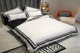 Fleece Fabric Woven Bedding Sets Queen Size Printed Quilt Cover 2 Pillow Cases Sheet Duvet Covers6450288
