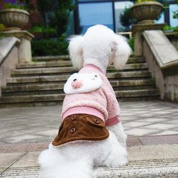 Dog Apparel Clearance Sales Coat Thick Winter Clothes For Small Medium Dogs Yorkshire Teddy Outfit Dress Lovely Puppy Clothing