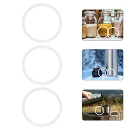 Dinnerware 3 Pcs Silicone Sealing Ring Rings For Jar Gaskets Space Bottle Jars Practical Vacuum Leakproof