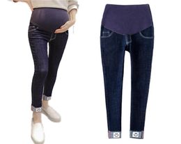 Maternity jeans eans for pregnant elastic elastic waist slim fit maternity pants pantalon embarazada pregnant women039s clothes3027603