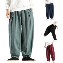 Men's Pants Men Sweatpants Trousers Quick-drying Harem With Elastic Waist Wide Leg Design Soft Breathable Fabric For Gym