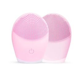 NEW 2024 Silicone Facial Cleansing Brush Electric Face Clean Device Facial Massager Skin Cleaner Sonic Vibration Deep Pore Cleaning Brush