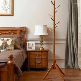 Hangers Formwell Wooden Coat Rack Freestanding Hall Tree Stand And Hat Hanger Organizer Natural Pine Wood Material