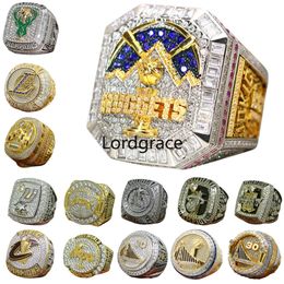 Luxury World Basketball Championship Ring Set Designer 14K Gold 2023 Nuggets JOKIC Champions Rings For Mens Womens Diamond Sport Jewelrys