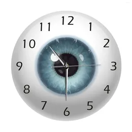 Clocks Accessories The Eye Eyeball With Beauty Contact Pupil Core Sight View Ophthalmology Mute Wall Clock Optical Store Novelty Watch