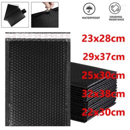 Storage Bags 20PCS Bubble Mailers Large Size Poly Mailer Self Seal Padded Envelopes Gift Black Packaging Envelope For Book