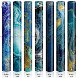 Window Stickers XFX Infusible Transfer Ink Sheets 7 Pcs 12 In Watercolor Marble Sublimation Paper For Cricut Mugs Heat Press DIY T-Shirts