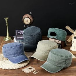 Berets Plus Size Men Women Spring Summer Vintage Soft Fashion Baseball Sun Flat Hat Outdoor Cap