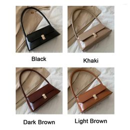 Totes Women Shoulder Bag Casual Retro Tote PU Leather Solid Underarm Handbags