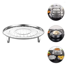 Double Boilers Stainless Steel Steamer Rack Baskets For Cooking Pot Metal Steaming Food Plate Vegetable