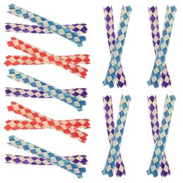 Other Bird Supplies 24 Pcs Parrot Gnawing Braided Tube Toy Birthday Party Favor Pinata Filler Finger Trap (24 Pack) Favors Bite