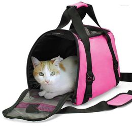 Cat Carriers Soft Pet Portable Breathable Bag Dog Carrier Bags Outgoing Travel Pets Puppy Kitten Handbag Folding