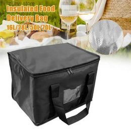 Other Home Storage Organisation Large Capacity Cooler Bag Portable Zipper Thermal Lunch Bags Insulated Freezer Bag Camping Picnic Bag Camping Tin Foil Food Bags Y24