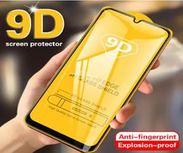 9D Curved Tempered Glass on For Samsung Galaxy A90 A80 A60 A50 A30 A10 Screen Protector For Samsung M10 M20 M30 A70 A40 A20 Protec9831839